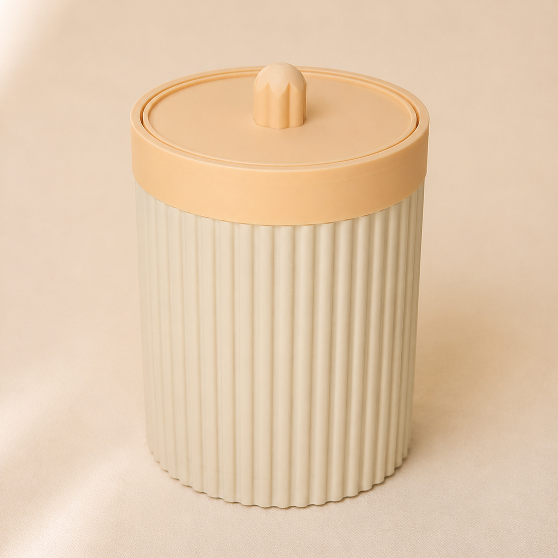 HUSH caneca con tapa para skincare Beige — AMÜSA Colombia