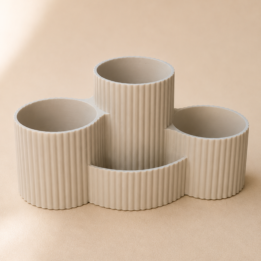 WANDA organizador de brochas de maquillaje Crema — AMÜSA Colombia
